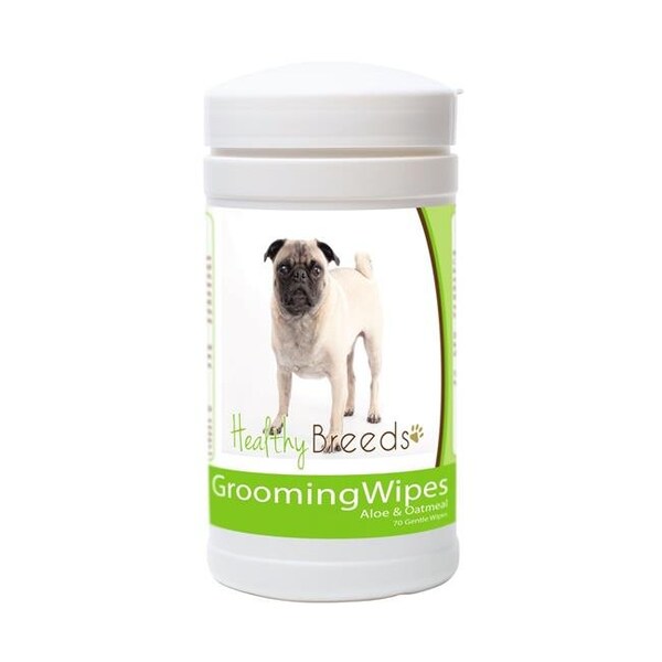 Healthy Breeds 840235151272 Pug Grooming Wipes 840235151272 - main